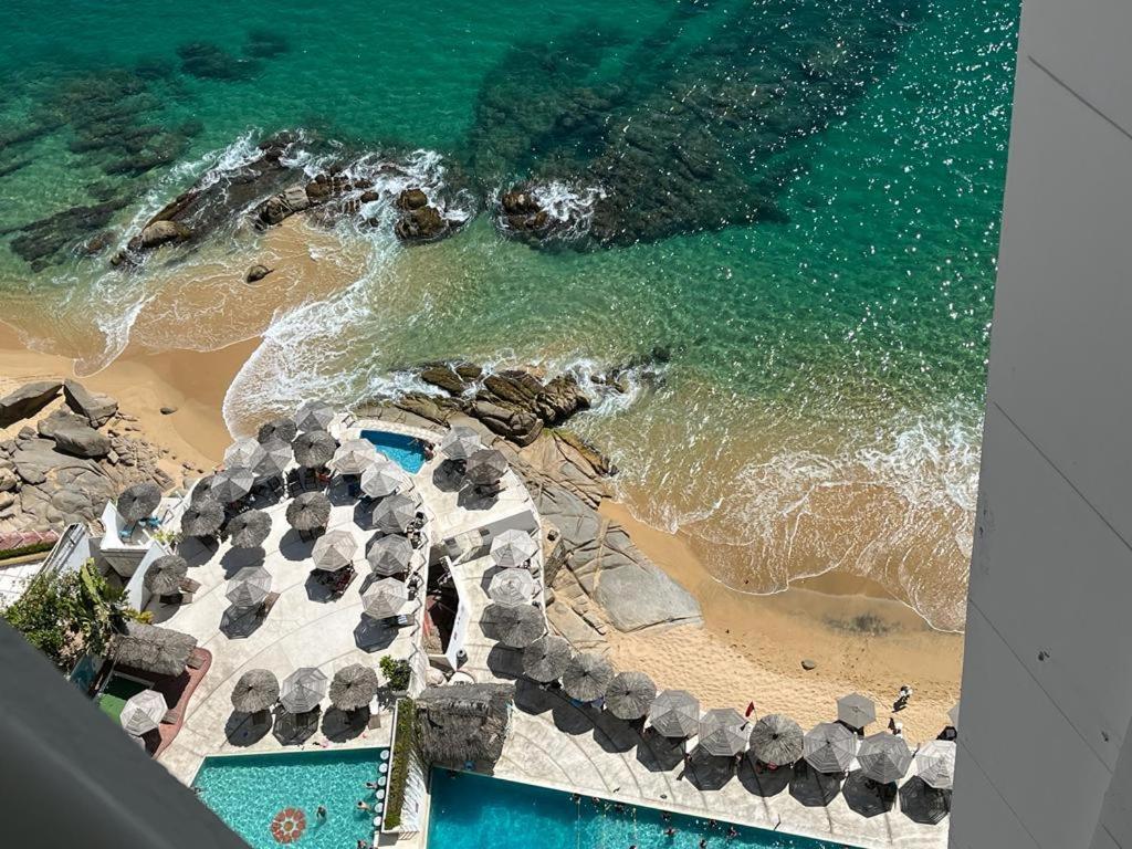 Suite Frente Al Mar En Torres Gemelas Acapulco Bagian luar foto